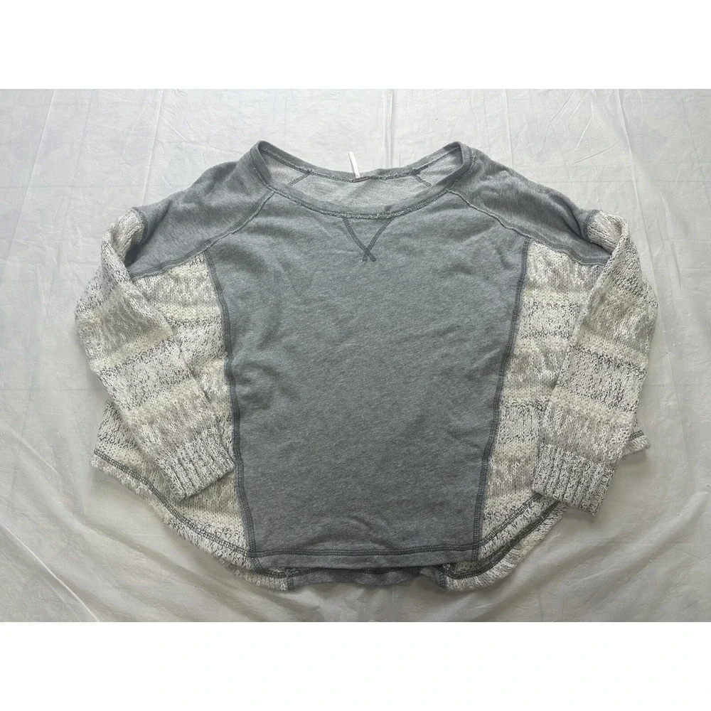 Free people pullover sweater Cropped size XS Cotton Blend